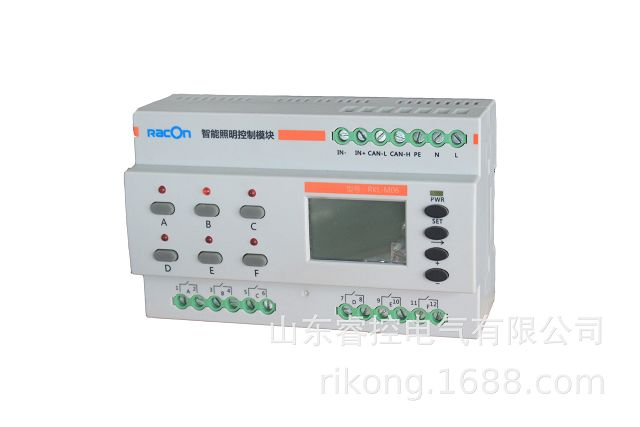 烟台睿控RKL-M06/16独立智能照明控制器 220V供电